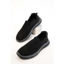 SOHO Schwarz-schwarzer Sneaker für Herren - 42