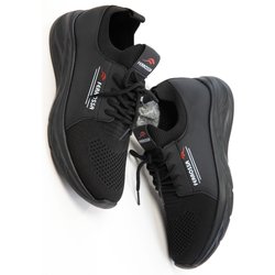 SOHO Schwarz-schwarz-weiß Unisex Sneaker - 44