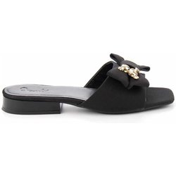 Bambi Mattschwarze Hausschuhe 38 für Damen - 36