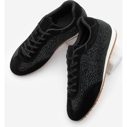 Marjin Sneaker Stone Sportschuhe Dorni Schwarz Wildleder für Damen - 38