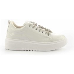 Bambi Weißer Sneaker Aus Faltigem Lackleder K 01345016008 für Damen - 39