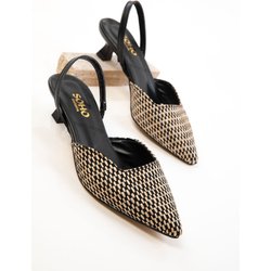 SOHO Schwarz-beige Klassische Schuhe Mit Absatz für Damen - 36