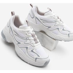 Marjin Sneaker Dicke Sohle Schnürer Mehrteilige Sneakers Asvora Grau für Damen - 38