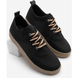 Marjin Sneaker Schwarze Bestickte Sneakers für Damen - 38