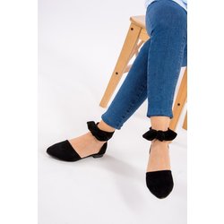 Fox Shoes Schwarze Ballerina Ballerina für Damen - 40