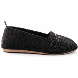 Bambi Schwarz Gestrickte Espadrille K 01823015416 für Damen - 37