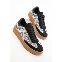 SOHO Leopard-schwarz Sneaker für Damen - 36
