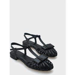 Capone Outfitters Amara Lattice Geflochtene Ballerinas für Damen - 40