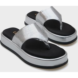 Capone Outfitters Margalo Flip-flops Mit Keilabsatz Und Stein für Damen - 37