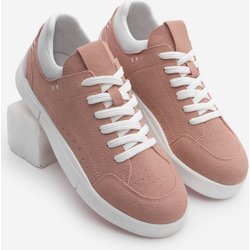 Marjin Sneaker Schnürschuhe Tefze Rosa Wildleder für Damen - 36