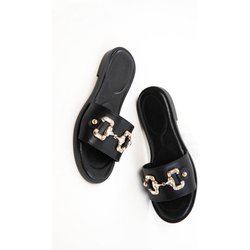 SOHO Schwarze Hausschuhe für Damen - 39