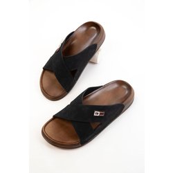 SOHO Schwarze Hausschuhe für Herren - 44