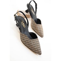 SOHO Schwarz-beige Klassische Schuhe Mit Absatz für Damen - 40