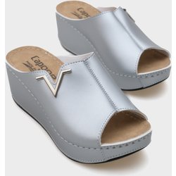 Capone Outfitters Anatomisch Weiche, Bequeme Mutterhausschuhe Mit Keilabsatz für Damen - 37