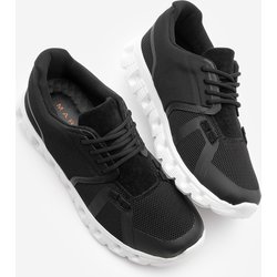 Marjin Sneaker Eva Sole Mesh Strickwaren Lauf- Und Walking-sportschuhe Renvis Schwarz für Damen - 40