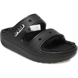 Crocs 207446 Classic Cozzzy Sandal Schwarz Unisex-hausschuhe - 37-38