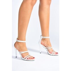 Fox Shoes Weiße Schuhe Mit Dünnem Absatz 09 für Damen - 39