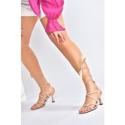 Fox Shoes Hellbraune Schuhe Mit Knöchelriemen, Quaste Und Absatz Und Absatz 09 für Damen - 39