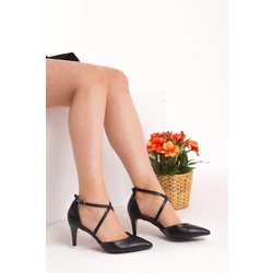 Fox Shoes Schwarze Schuhe Mit Absatz für Damen - 40