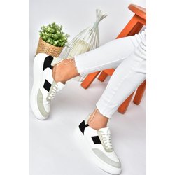 Fox Shoes 09 Weiß/schwarz Casual Sneakers für Damen - 38