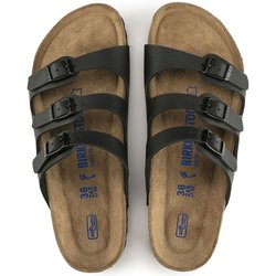 Birkenstock Schwarze Unisex Florida Hausschuhe - 36