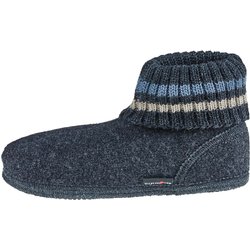 Haflinger Hüttenschuhe 'Paul' graphit, Gr. 39