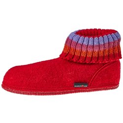 Haflinger Hüttenschuhe "Paul" rot, Gr. 38
