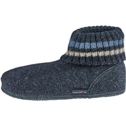 Haflinger Hüttenschuhe "Paul" graphit, Gr. 36