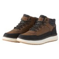 TOM TAILOR Herren Wasserdichte Stiefeletten mit Fütterung, braun, Uni, Gr. 40