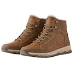 TOM TAILOR Herren Wasserdichte Stiefeletten mit Fütterung, braun, Uni, Gr. 40