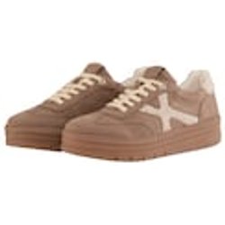 TOM TAILOR Damen Gefütterte Sneaker mit Plateau-Sohle, beige, Uni, Gr. 36