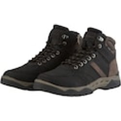 TOM TAILOR Herren Wasserfeste Stiefel mit Fütterung, schwarz, Uni, Gr. 40