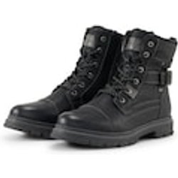 TOM TAILOR Herren Wasserdichte Stiefeletten mit Fütterung, schwarz, Uni, Gr. 40