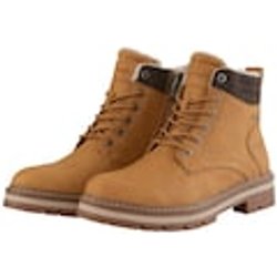 TOM TAILOR DENIM Herren Wasserdichte Boots mit Fütterung, braun, Uni, Gr. 40