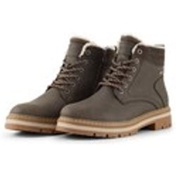 TOM TAILOR DENIM Herren Wasserdichte Boots mit Fütterung, braun, Uni, Gr. 40