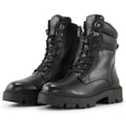 TOM TAILOR Damen Gefütterte Stiefel, schwarz, Uni, Gr. 36