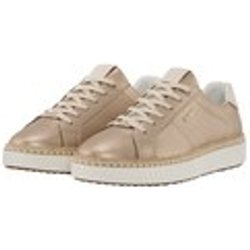 TOM TAILOR Damen Sneaker im Metallic-Look, gold, Uni, Gr. 36