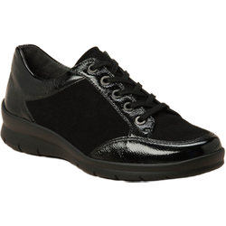 Semler Schnürschuh in schwarz in Größe: 38 für Damen Weite: H