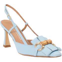 Andrea Puccini Slingpumps in blau in Größe: 38 für Damen