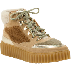 Voile Blanche Schnürstiefelette in beige/grün in Größe: 37 für Damen
