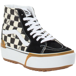 Vans Sneaker high in schwarz/weiß in Größe: 36.5 für Damen