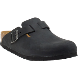 Birkenstock Pantolette Boston in schwarz in Größe: 43 für Herren