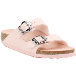 Birkenstock Pantolette Arizona Flower Buckle Kids Kinder in pink in Größe: 33 Weite: S