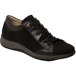 Hartjes Schnürschuh in schwarz in Größe: 37 für Damen Weite: D