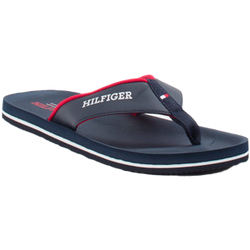 Tommy Hilfiger Badepantolette in blau/rot in Größe: 41 für Herren