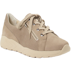 Solidus Sneaker in beige/grau in Größe: 37.5 für Damen Weite: M