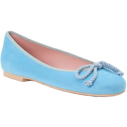 Pretty Ballerinas Ballerina in blau in Größe: 37 für Damen