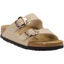 Birkenstock Pantolette Arizona Flowerbuckle Kinder in beige in Größe: 33