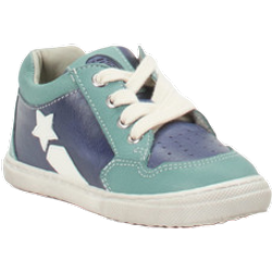 Däumling Schnürschuh Kinder in blau in Größe: 23 Weite: S