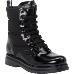 Tommy Hilfiger Schnürboots Kinder in schwarz in Größe: 35